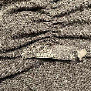 Prana M roll neck open front long sleeve lightweight cover up